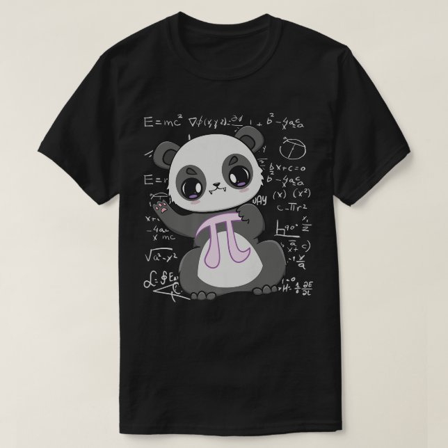 Camiseta Cute Panda Bear And 3  (Frente do Design)