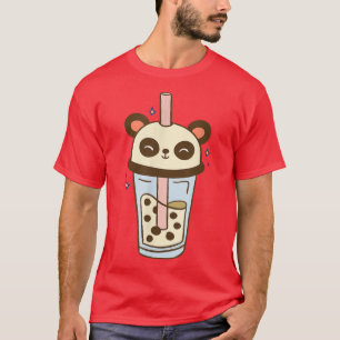 Camiseta Cute Panda Bubble Tea Kawaii Outfit Bubble Tea 