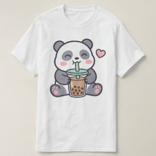 Camiseta Cute Panda Bubble Tea Value