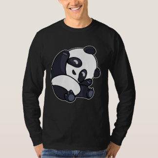 Camiseta Cute Panda Stretches Sleepy Panda for Children