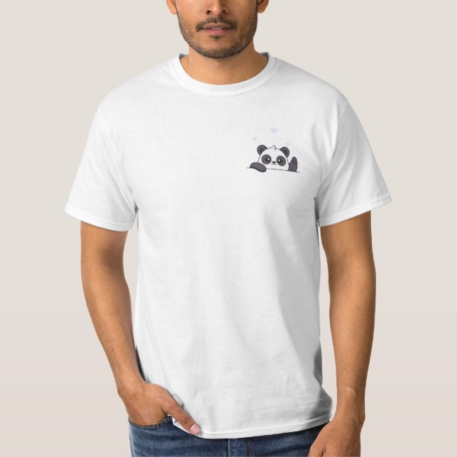 Camiseta Cute Panda T-Shirt (Frente)