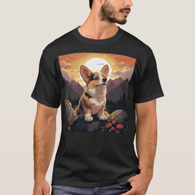 Camiseta Cute Pembroke Corgi (Frente)