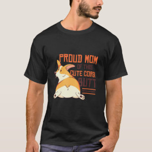 Camiseta Cute Pembroke Corgi Cardigan Welsh Corgi Mãe
