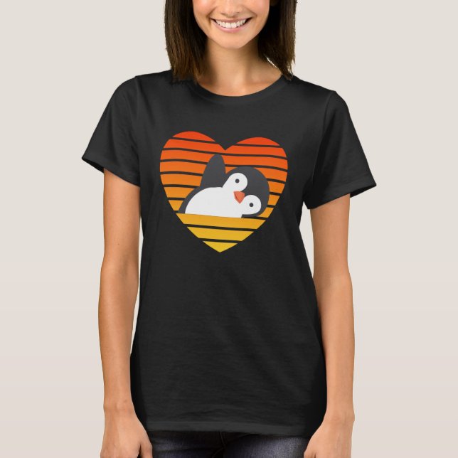 Camiseta Cute Penguin Adorable Penguin Penguin Love Kid s P (Frente)