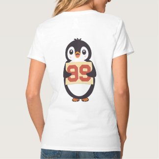 Camiseta Cute Penguin Holding a Sign