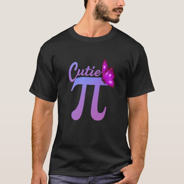 Camiseta Cute Pi Day Math Day Teacher Women girls Cutie Pi  (Frente)