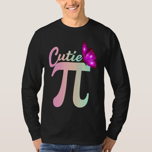 Camiseta Cute Pi Day Math Day Teacher Women girls Cutie Pi  (Frente)