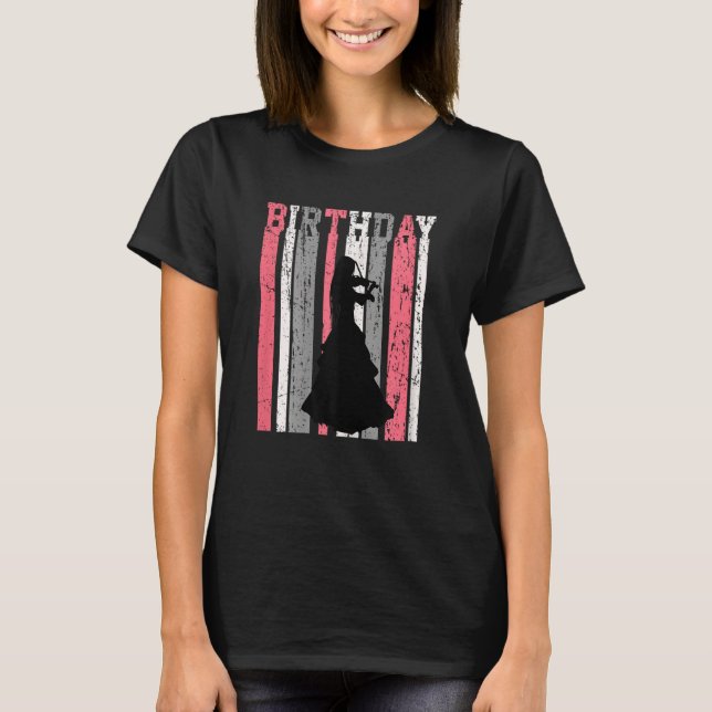Camiseta Cute Pink Girls Violin Violinist Plays Musical Ins (Frente)