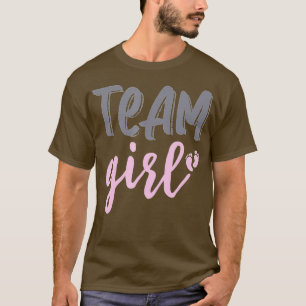 Camiseta Cute Pink Team Girl gender reveal party Idea for m