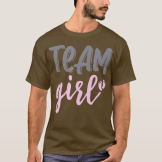 Camiseta Cute Pink Team Girl gender reveal party Idea for m