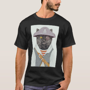 Camiseta Cute Pirate Cat Skull 4