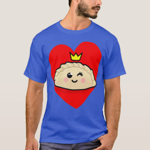 Camiseta Cute Polska Pierogi Princess Love Heart Gift