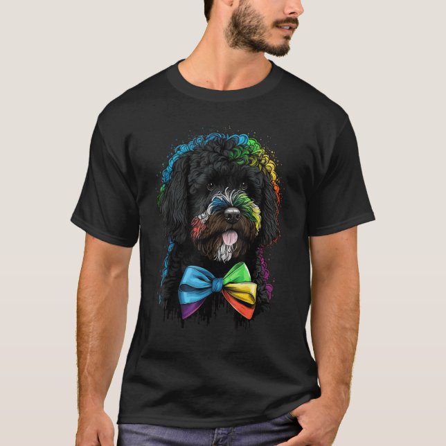 Camiseta Cute Portuguese Water Dog on Portuguese Water Dog  (Frente)