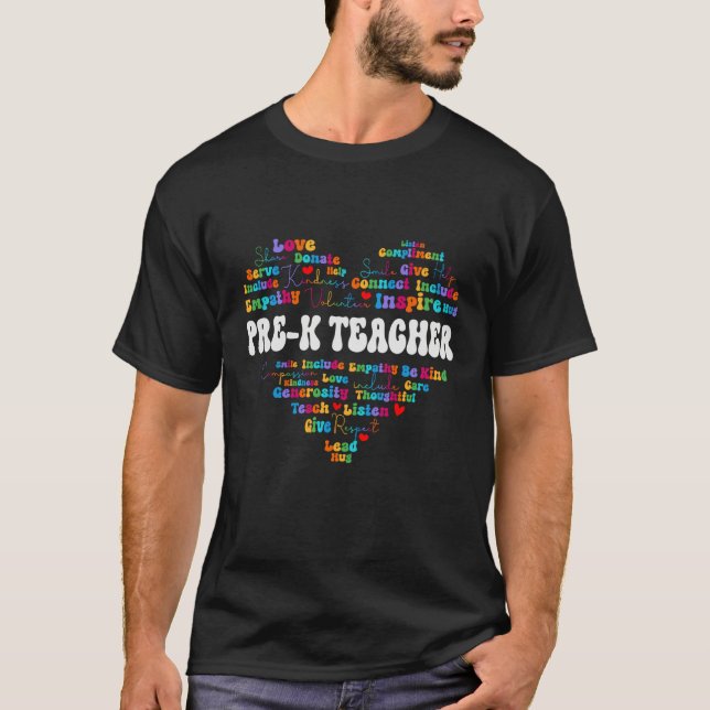 Camiseta Cute Pre K Teacher Appreciation Week back to schoo (Frente)