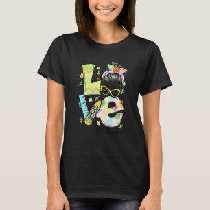 Camiseta Cute Professora Pré Kinder Vida Amor Páscoa Coque