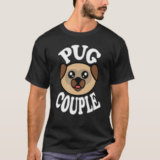 Camiseta Cute Pug Couple