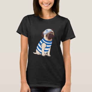 Camiseta Cute Pug Hanukkah Pugs Puppy Dogs sobe judeu