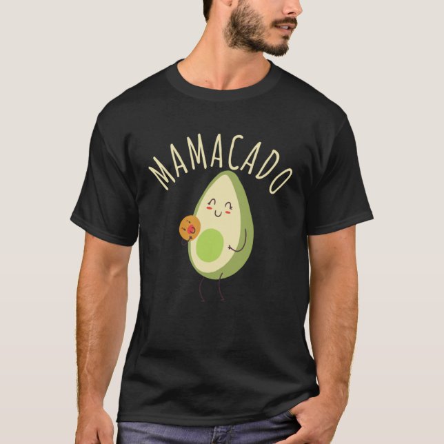 Camiseta Cute Pun Mamacado (Frente)