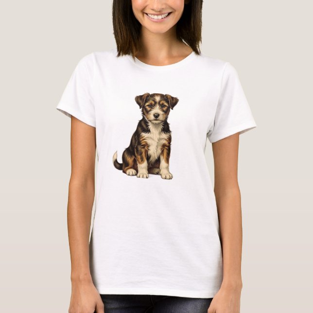 Camiseta Cute Puppy Dog T-Shirt for Women | Adorable German (Frente)