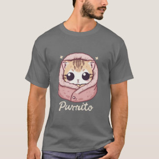 Camiseta Cute Purrito Cat – Adorable Kitty Pun