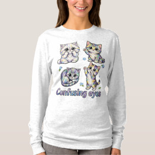 Camiseta Cute Quarteto de Gatinhos, Olhos de Gato 👁️ Amant