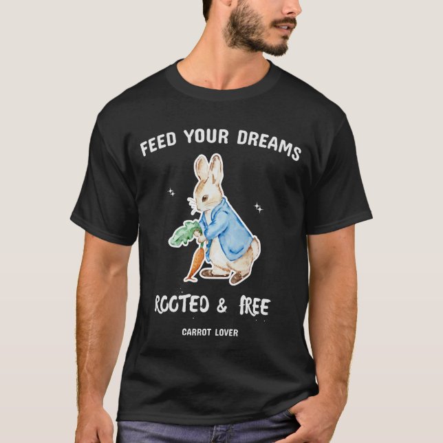Camiseta Cute Rabbit Carrot Lover T-Shirt | Feed Your Dream (Frente)