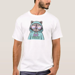 Camiseta Cute Raccoon T-Shirt – Funny “Not Today” Quote