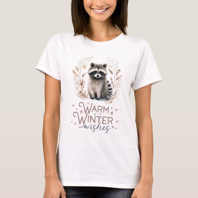Camiseta Cute Racoon (Frente)