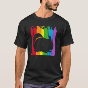 Camiseta Cute Rainbow Chinchilla Animal