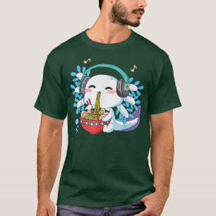 Camiseta Cute Ramen Aolotl Japonês Nodles Boys Girl