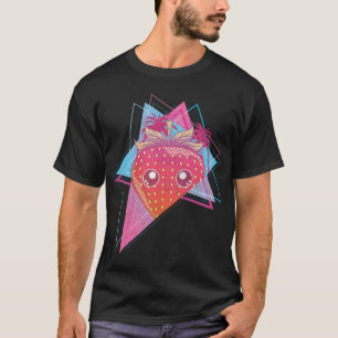 Camiseta Cute Red Berry Vaporwave 90s Art Summer Kawaii Str