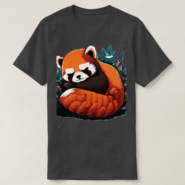 Camiseta Cute Red Panda 2023 v5 (Frente do Design)