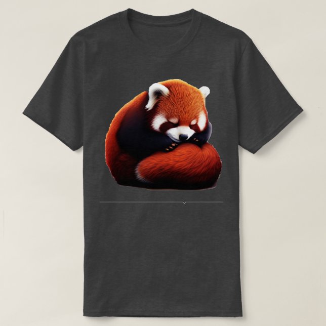 Camiseta Cute Red Panda 2023 v7 (Frente do Design)