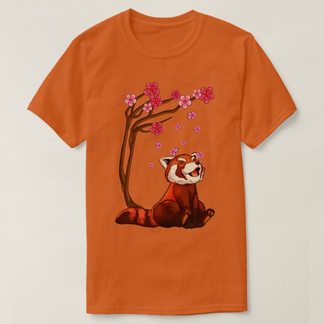 Camiseta Cute Red Panda Bear (Frente do Design)