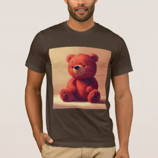 Camiseta “Cute Red Teddy Bear T-Shirt for Men”