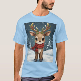 Camiseta Cute reindeer christmas for festive outfits
