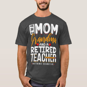Camiseta Cute Retired Teacher Full Time Grandma Teachers