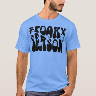 Camiseta Cute Retro Groovy Halloween Spooky Season Ghost