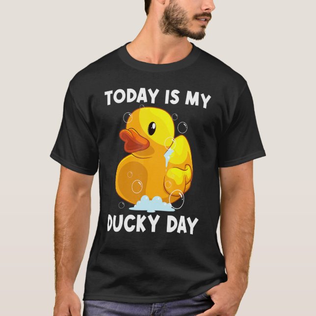 Camiseta Cute Rubber Duck For Men Women Kids Rubber Duckie  (Frente)
