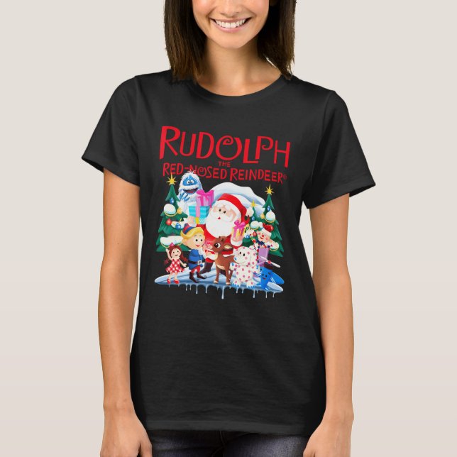 Camiseta Cute Rudolph The Red Nosed Reindeer Christmas Spec (Frente)