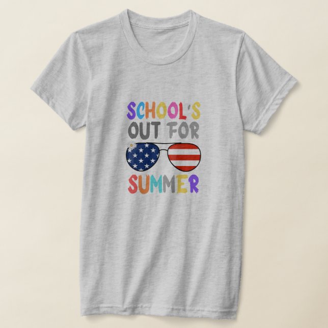 Camiseta  Cute School out for summer  (Postura )