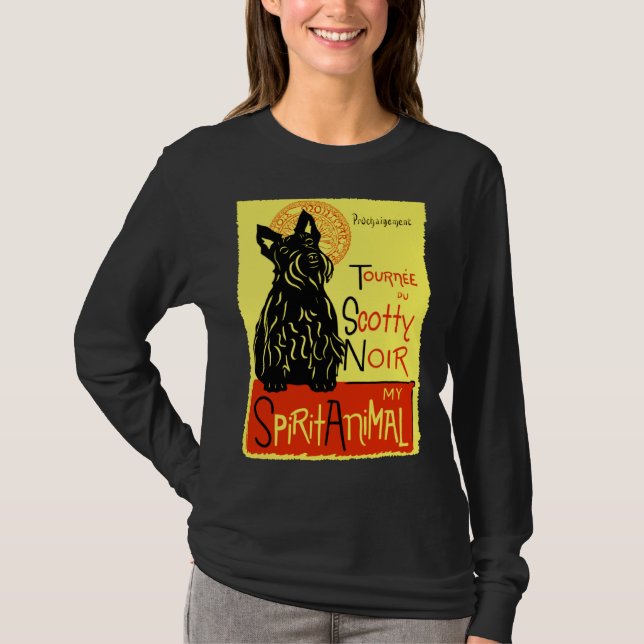 Camiseta Cute Scotty Highland Scottish Terrier Dog Scottie (Frente)