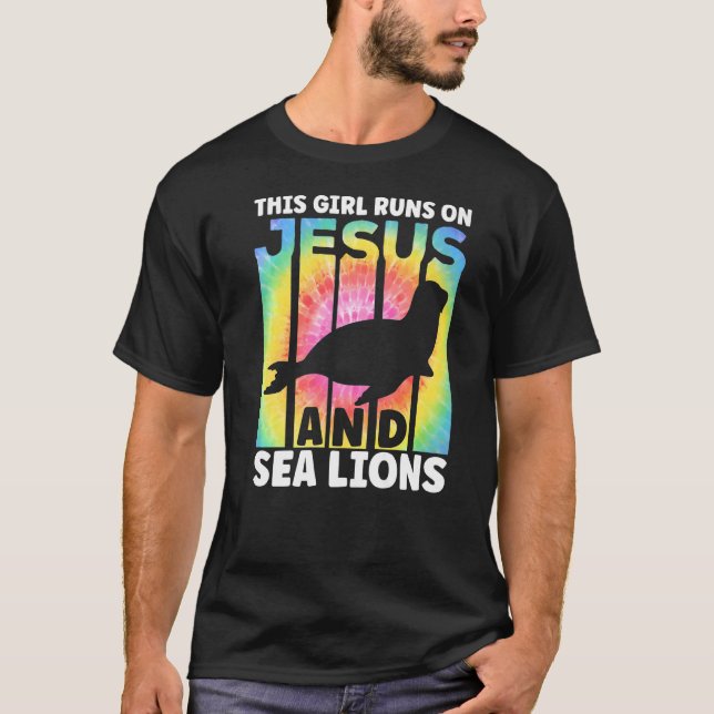 Camiseta Cute Sea Lion Apparel for Women and Girls Sea lion (Frente)