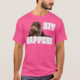 Camiseta Cute sea otter retro vintage otter otter motif -
