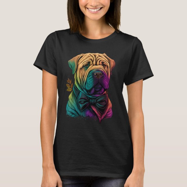 Camiseta Cute Shar Pei Dog on Shar Pei  1 (Frente)