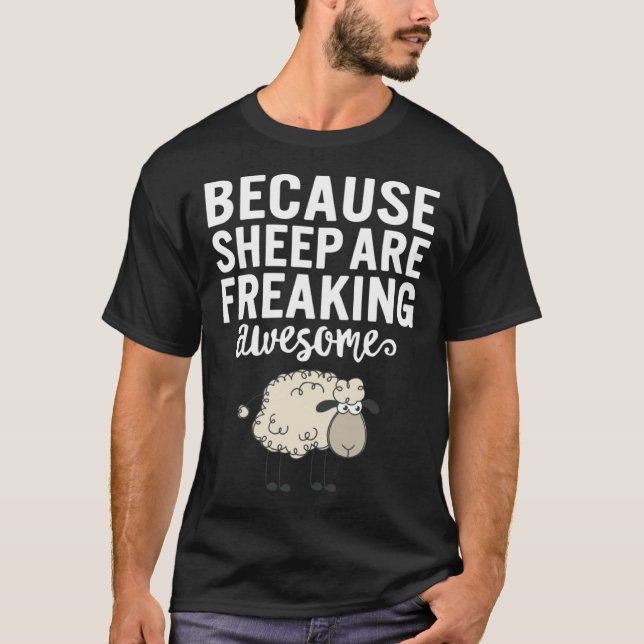 Camiseta Cute Sheep Sheep Are Awesome Women Girls  Sheep Mo (Frente)