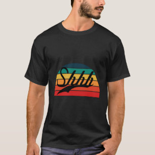 Camiseta Cute - Shhsunset - Trendy Simple Black Text Desi