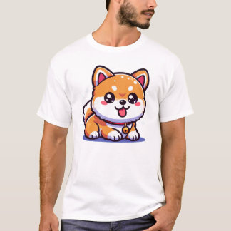 Camiseta Cute Shiba Inu Pup