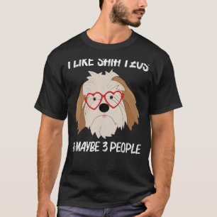 Camiseta Cute Shih Tzu Para Homens Brinquedos Raça