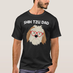 Camiseta Cute Shih Tzu Para O Padre Pai Toy Doggie Breed
